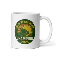 Green Helmet Retro Champion Mug