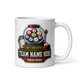 Draft Order Lottery fantasy football league mug 11oz, team name side, handle on right