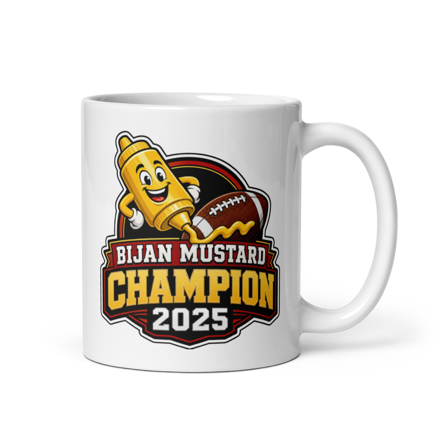 Bijan Mustard Champion Mug