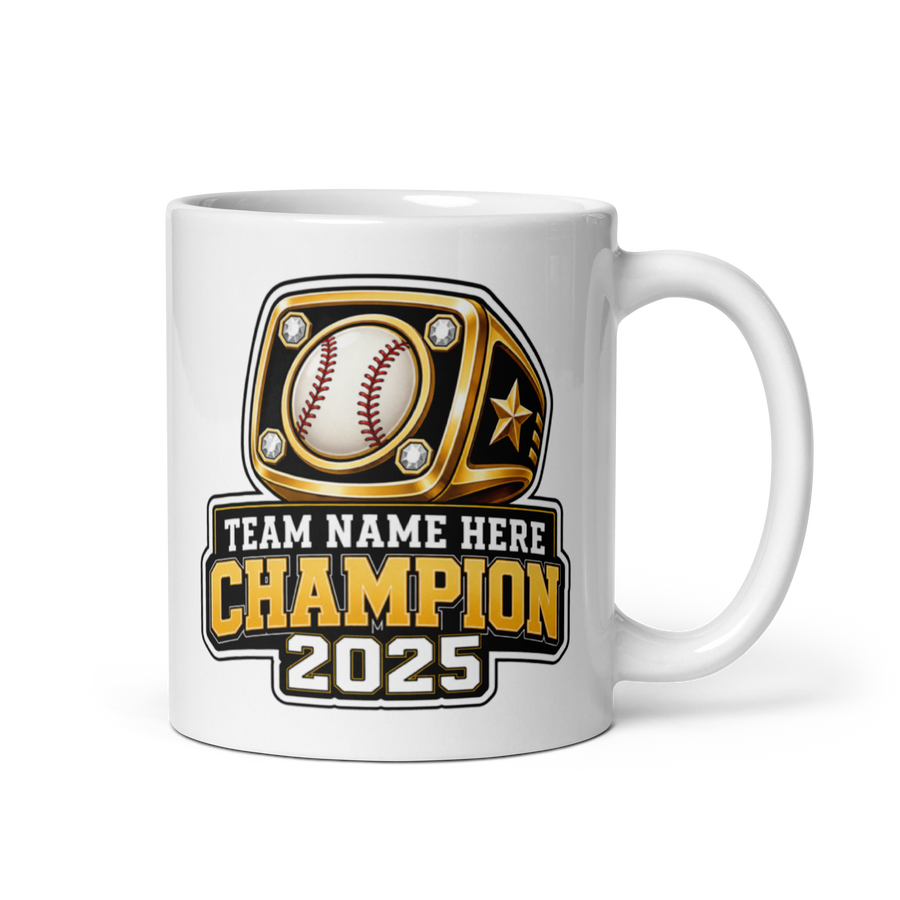 Championship Ring Fantasy Baseball Mug