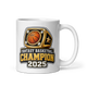 Championship Ring Fantasy Basketball Mug 11oz, personalized team name side, handle on right