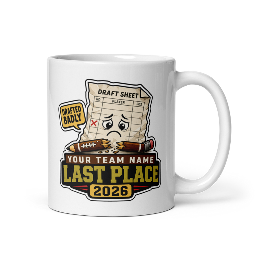 Drafted Badly Last Place Mug
