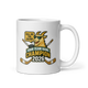 GOAT fantasy hockey champion mug 11oz, personalized team name side, handle on right