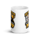 Dad Drafted Me fantasy football mug 15oz, front view