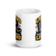 Lineup Dad fantasy football mug 15oz, front view