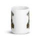 The Sacko Bag Last Place fantasy football loser mug, white glossy 15oz, front view