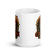 Skull Flames fantasy football champion mug 15oz, front view
