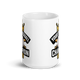 Crown Baseball Champion 15oz white mug, front view