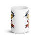Trophy Baseball Champion 15oz white mug, front view