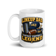 Lineup Dad fantasy football mug 15oz, handle on left