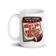 Draft Day Is My Favorite Holiday fantasy football mug 15oz, handle on left