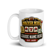 Waiver Wire Casino fantasy football league mug 15oz, league name side, handle on left