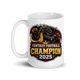 Game of Throws fantasy football champion mug 15oz, handle on left