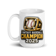 Championship Ring Fantasy Baseball Mug 15oz, handle on left