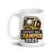 Championship Ring Fantasy Golf Mug 15oz, handle on left