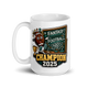 Dazed and Confused fantasy football champion mug 15oz, handle on left