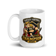 Fantasy Football Champion throne trophy mug 15oz, handle on left