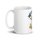 Crowned Golf Champion Mug 15oz, handle on left