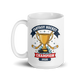 Trophy fantasy hockey champion mug 15oz, handle on left