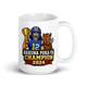 Hakuna Puka-ta Champion fantasy football mug 15oz, personalized team name side, handle on right