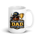 Fantasy Football Dad fantasy football mug 15oz, handle on right