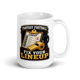 Fix Your Lineup fantasy football mug 15oz, handle on right