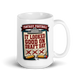 It Looked Good On Draft Day fantasy football mug 15oz, handle on right