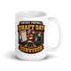 Draft Day Survivor fantasy football mug 15oz, handle on right