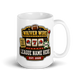 Waiver Wire Casino fantasy football mug 15oz, handle on right