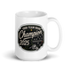 Whistle Vintage Champion fantasy football mug 15oz, personalized team name side, handle on right