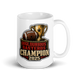 Inglourious Basterds football mug 15oz, personalized team name side, handle on right