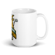 Golf GOAT Champion Mug 15oz, personalized team name side, handle on right